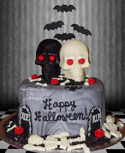 Spooky Graveyard - Cake by Sugar Sweet Cakes