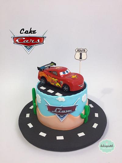 Torta Cars cake - Cake by Dulcepastel.com