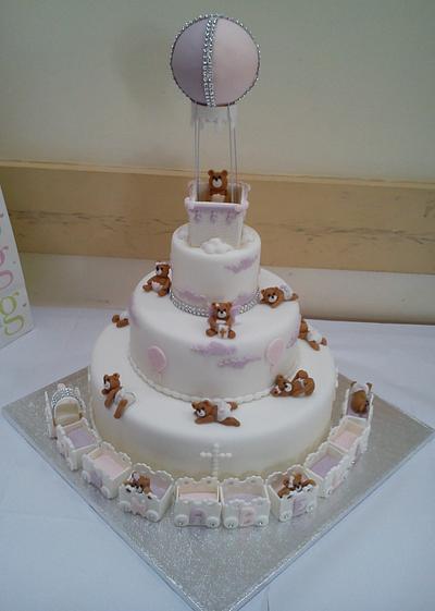 Christening cake for Annabelle - Cake by NooMoo