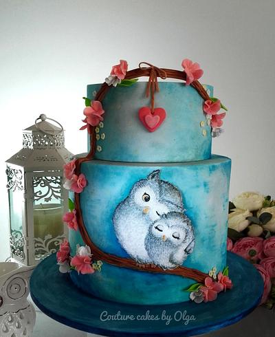 Cake for mother and son - Cake by Couture cakes by Olga