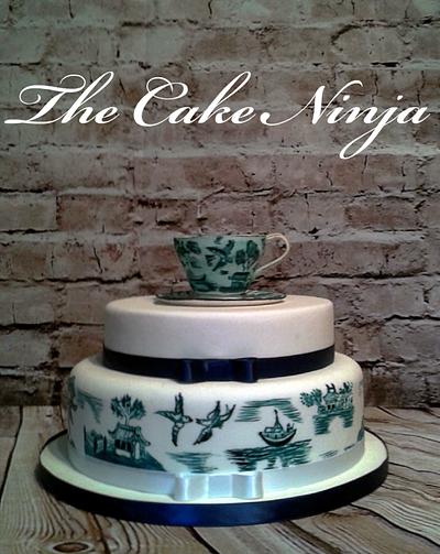 China Hand Painted Cake - Cake by Tiddy