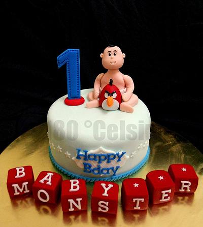 Baby Monster's 1st Birthday Cake - Cake by Joonie Tan