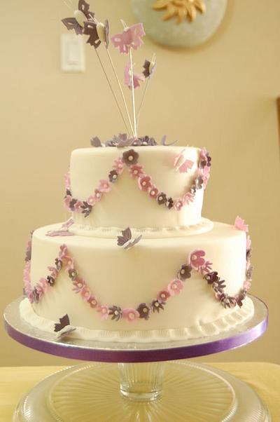 Butterfly cake - Cake by DeliciasGloria