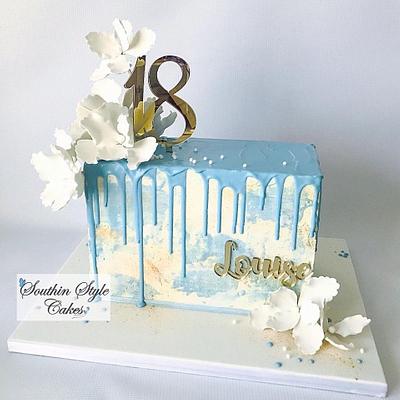 Modern rectangle cake - Cake by Southin Style Cakes