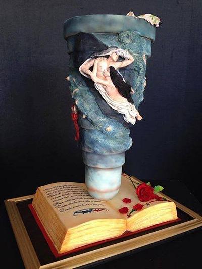 Cake inspired by Paolo and Francesca, The Divine Comedy - Cake by Gabriella Luongo