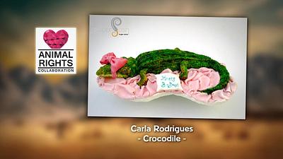 Crocodile @Animal Rights Collaboration - Cake by Pepper Posh - Carla Rodrigues