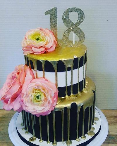 Fierce Fabulous & 18  - Cake by Tiffany DuMoulin