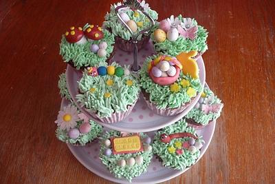 easter cupcakes - Cake by CupNcakesbyivy
