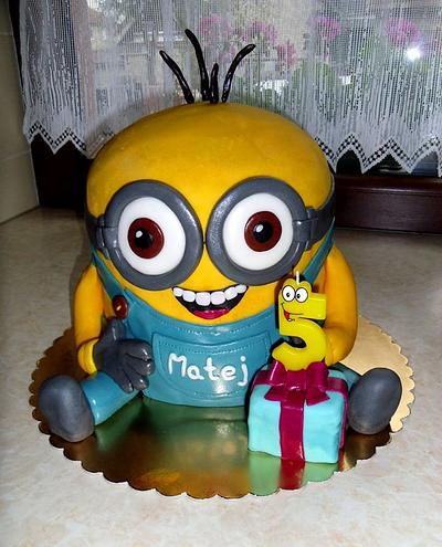 Minion cake with 2 eyes :) - Cake by LH decor
