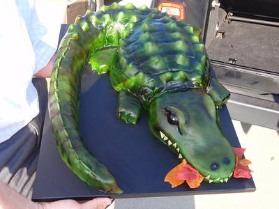 Alligator Time! - Cake by Dayna Robidoux
