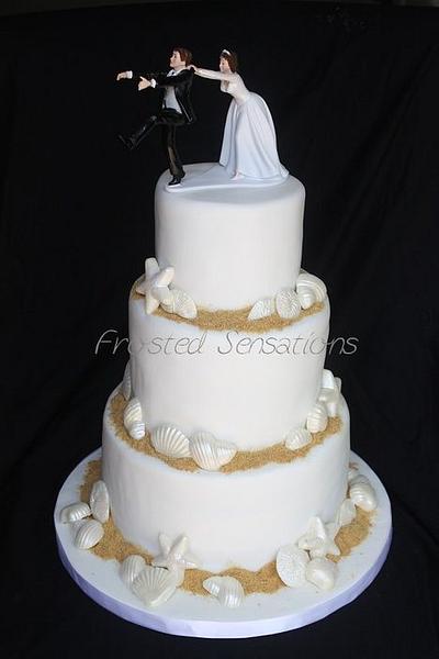 Beach wedding cake - Cake by Virginia