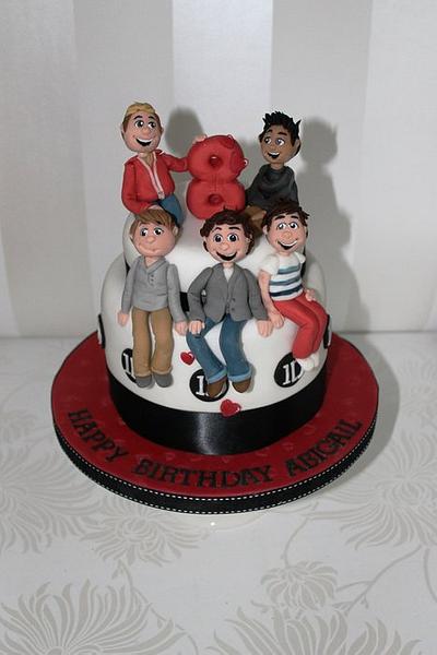 One Direction lemon curd cake - Cake by Zoe's Fancy Cakes