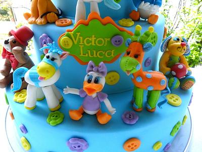 Christening cake with baby mickey - Cake by Birthday cakes