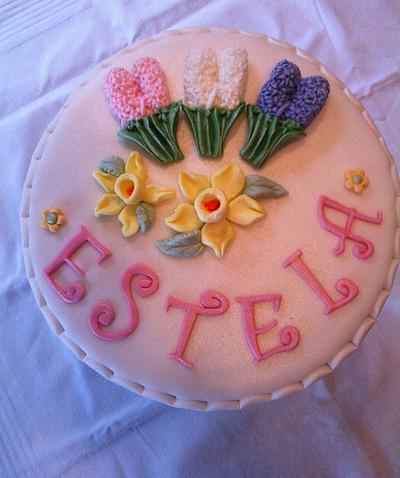 Spring flower cake - Cake by Sonia