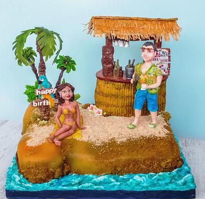 Tiki bar  - Cake by Marie123