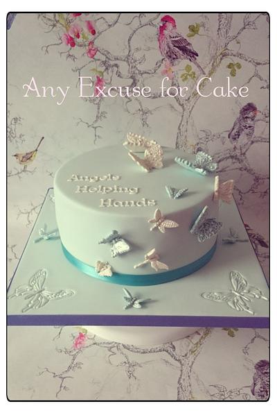 butterflies  - Cake by Any Excuse for Cake