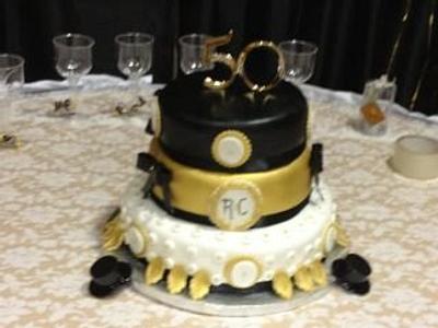 50 th birthday - Cake by kangaroocakegirl