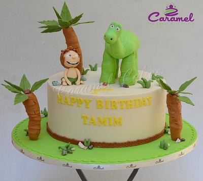 The Good Dinosaur Cake  - Cake by Caramel Doha