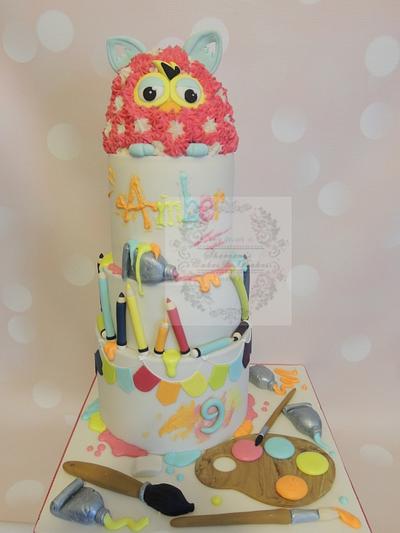 Art and Furby - Cake by Shereen