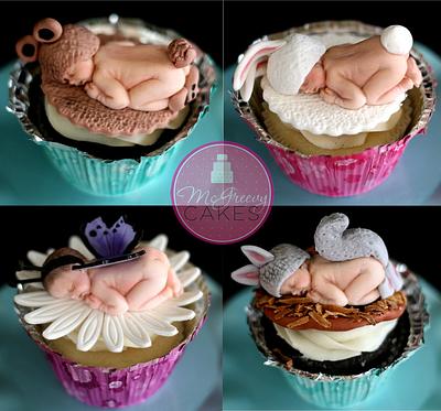 Anne Geddes Inspired Baby Toppers - Cake by Shawna McGreevy