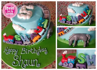 Train Cake - Cake by Lovin' From The Oven