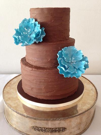 Chocolate Wedding Cake - Cake by SallyJaneCakeDesign