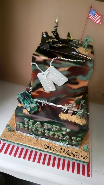 Camouflage Cake  - Cake by Mel Sibuyo Durant 