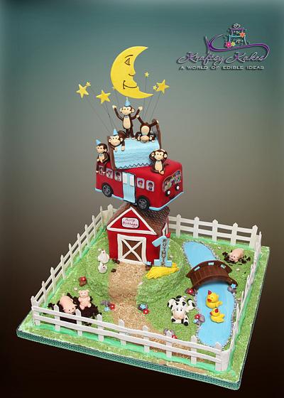 Nursery Rhymes themed cake  - Cake by Kraftsy Kakes (Sri)