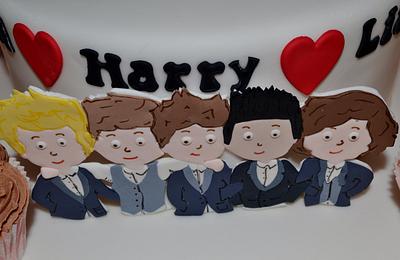 All the girls love 1D! - Cake by Jade Patching