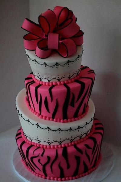 Topsy turvy wedding cake - Cake by Sweet Life of Cakes