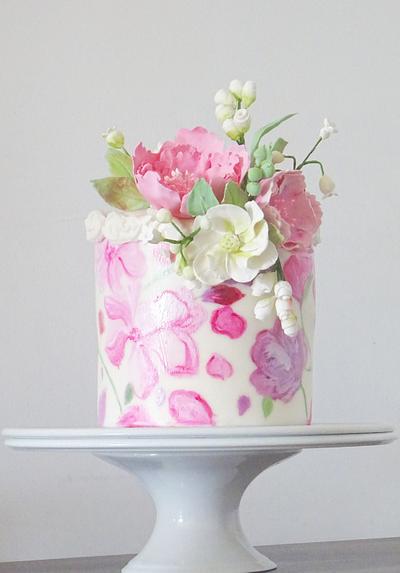 Hand painted cake  - Cake by Fainaz Milhan cakedesign 