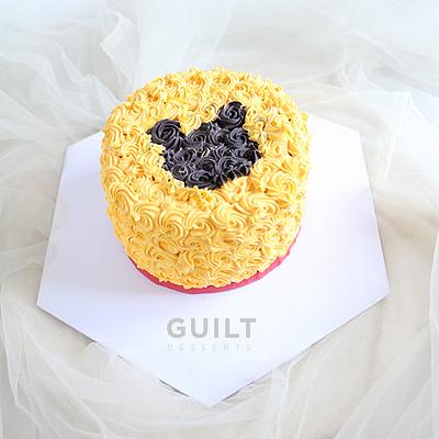 Mickey Smash Cake - Cake by Guilt Desserts