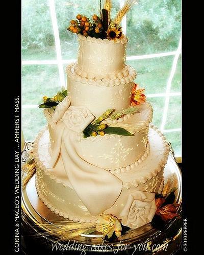 Fall Wedding Cake - Cake by Wedding Cakes For You 