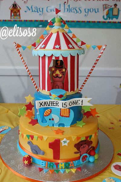 Xavier's Circus - Cake by Elisos