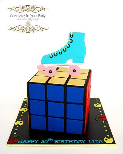 80's Birthday Cake - Cake by Leah Jeffery- Cake Me To Your Party