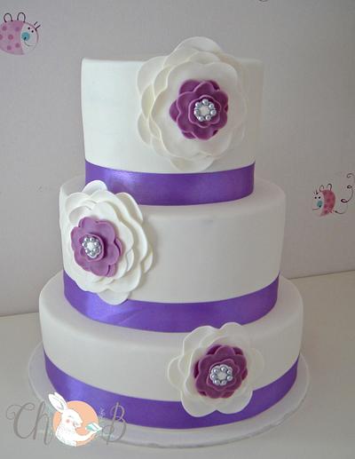 3 tiered Lila Cake - Cake by Rebeca