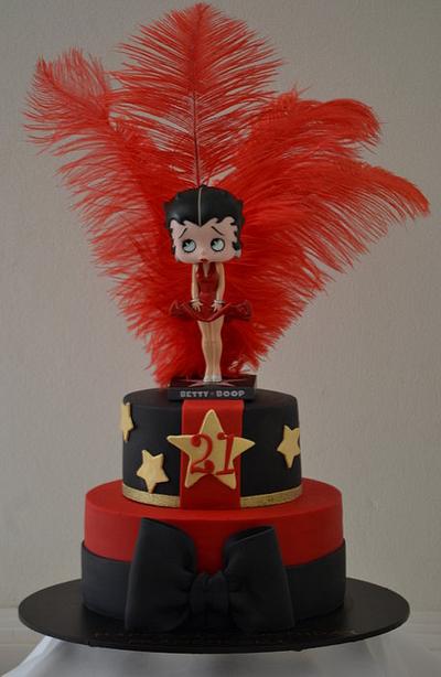 Betty Boop cake - Cake by Sue Ghabach