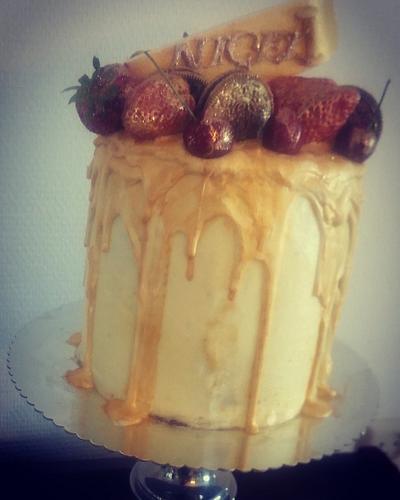 White chocolade ganache cake  - Cake by Taarart