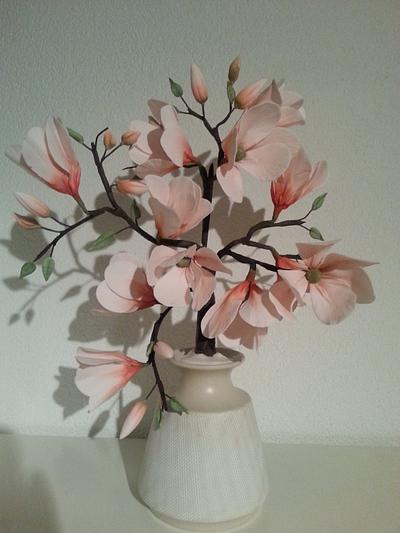 Magnolia Tree - Cake by Weys Cakes