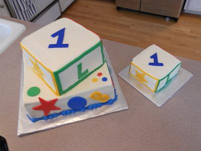 Baby's 1st Birthday - Cake by Sara's Cake House