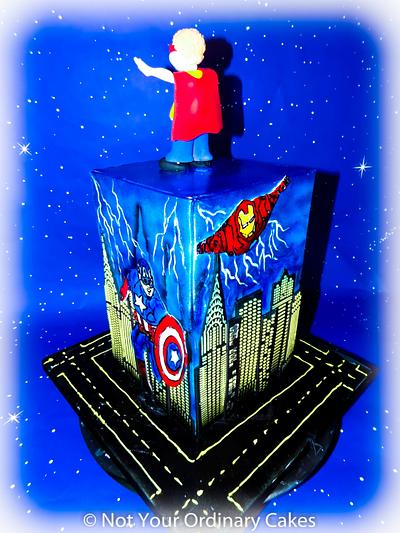 Super hero 3 cake - Cake by Not Your Ordinary Cakes