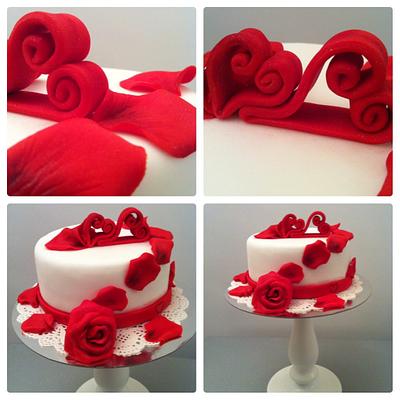 Romantic Cake - Cake by Barbara Herrera Garcia
