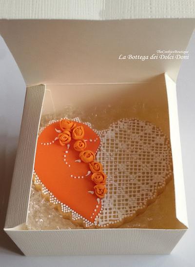 Orange Heart - Cake by La Bottega dei Dolci Doni