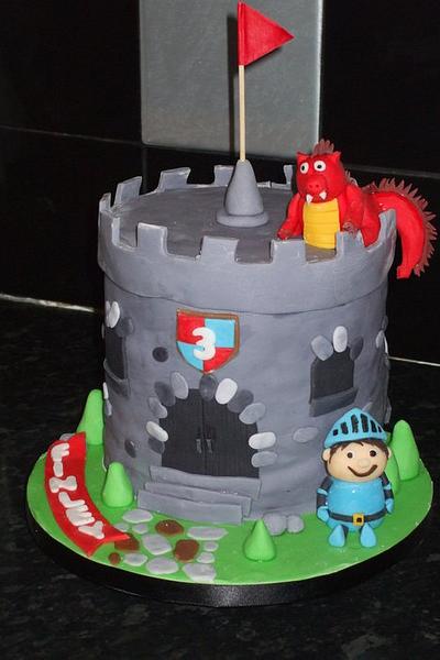 Mike the Knight birthday cake - Cake by KerryCakes