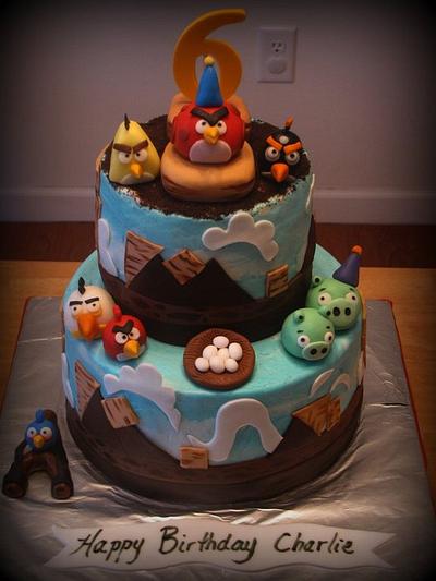 Angry Birds Cake - Cake by Deborah
