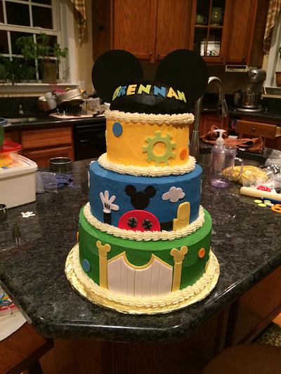 Mickey Mouse Clubhouse - Cake by Laura Willey