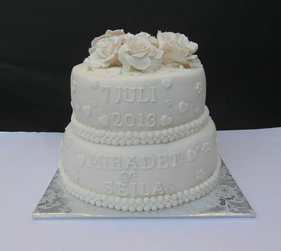 Engagement cake - Cake by Carla 