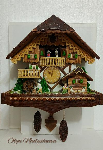Black forest clock - Cake by Olga Nadyshneva