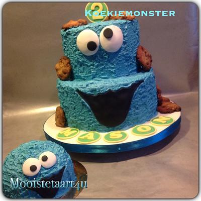 Cookie monster... - Cake by Mooistetaart4u - Amanda Schreuder