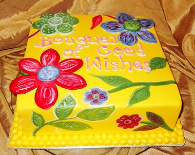 Bouquet of Good Wishes - Bridal Shower Cake - Cake by Joyce Nimmo